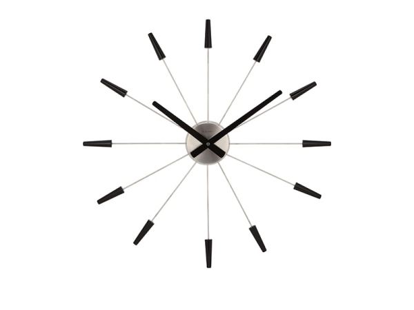 Front View of the Black Plug Inn Wall Clock