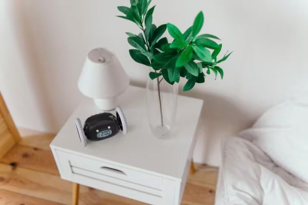 Small Black 'Clocky' Alarm Clock - Image 3
