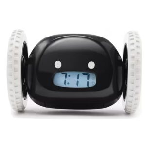 Small Black 'Clocky' Alarm Clock