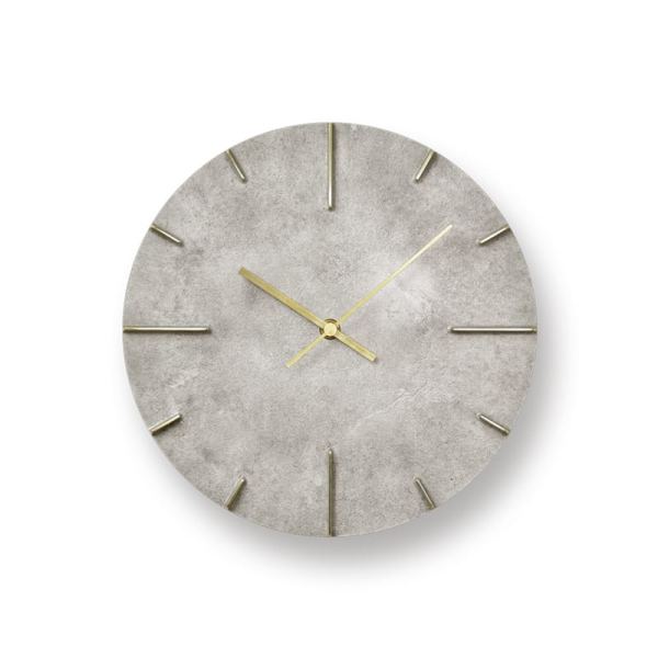 Silver coloured brass, a beautiful robust clock to suit a strong background such as brick