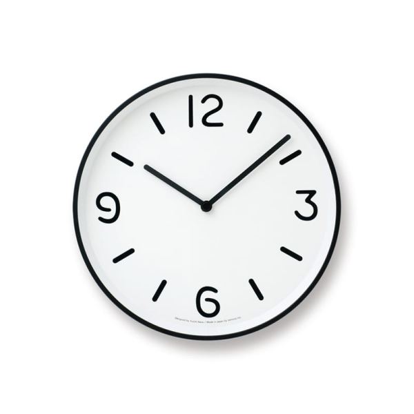 Simple and clean styling, with black numbers on a white face