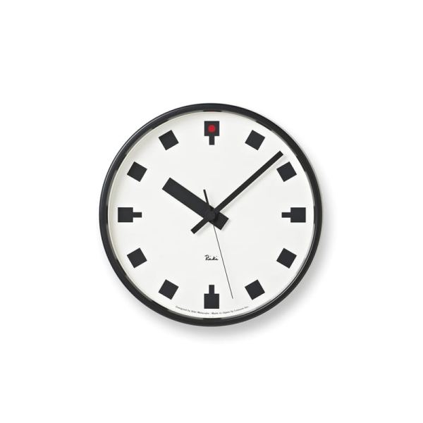 smaller version of hibaya, unusual number markers on a white face sitting in a black frame