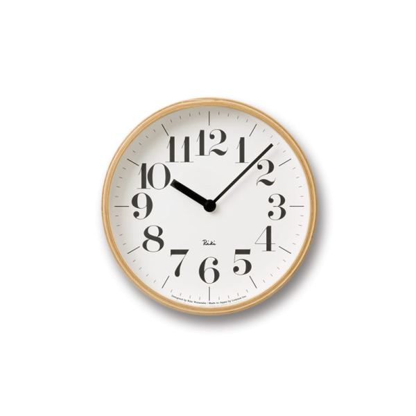 A smaller version of Riki Clock, design led and clear and crisp numbers