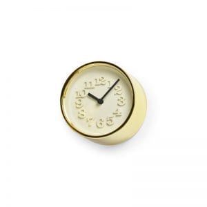 1970's iconic clock in gold