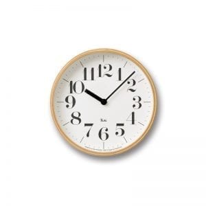 A smaller version of Riki Clock, design led and clear and crisp numbers