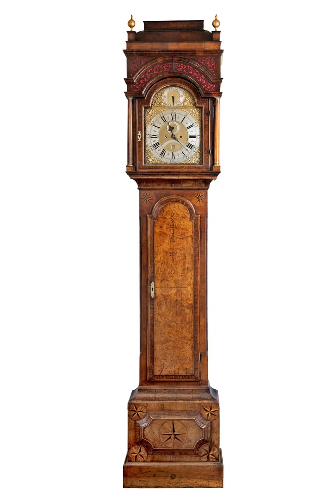 tall longcase grandfather clock
