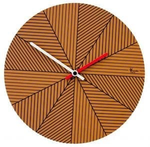 brown autumn clock part of the four seasons range