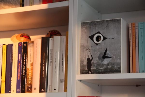 Small Grey 'D'Apres Banksy' Cuckoo Clock - Image 4