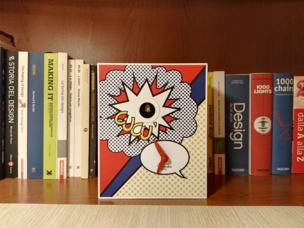 Small Multicoloured 'D'Apres Roy Lichtenstein' Cuckoo Clock - Image 2