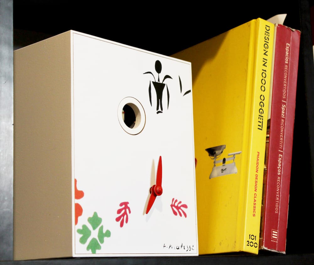 Small White 'D'Apres Matisse' Cuckoo Clock - Image 3