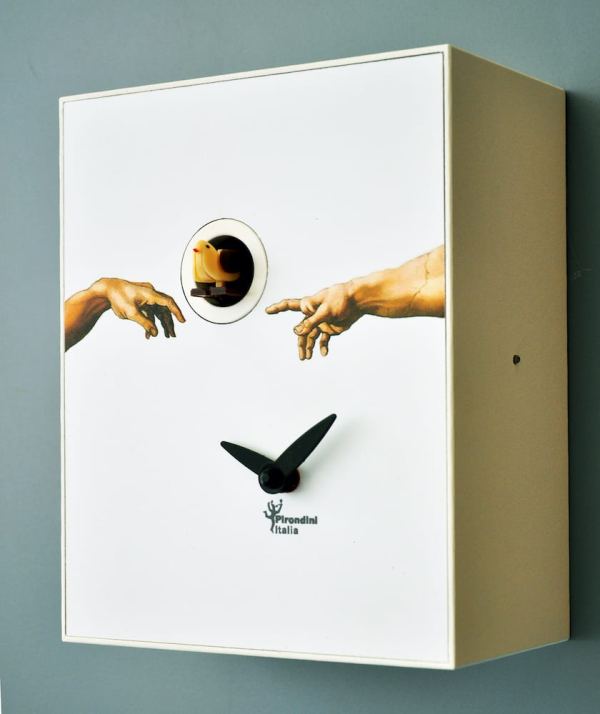 Small White 'D'Apres Sistina' Cuckoo Clock - Image 2