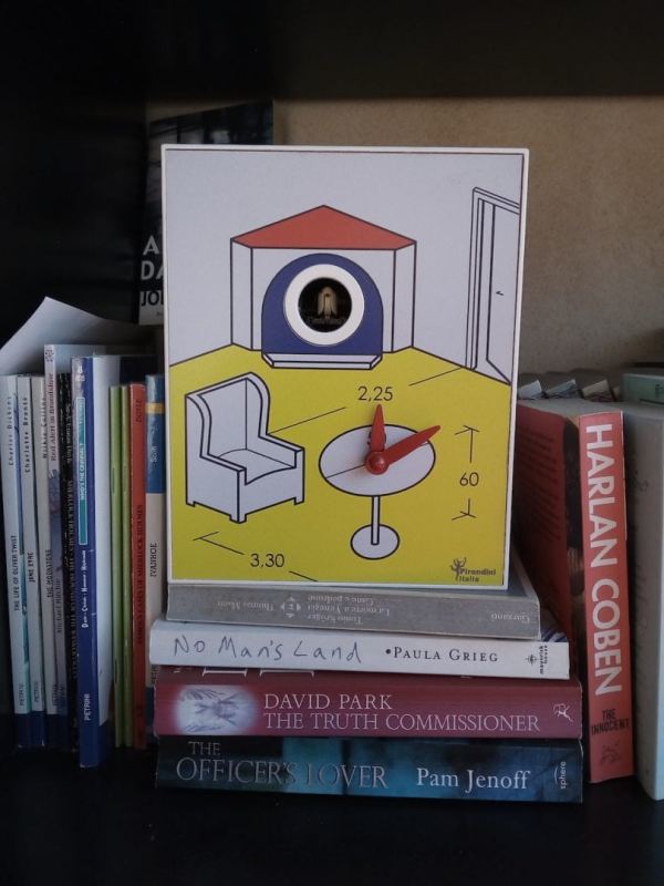 Small Yellow 'D'Apres Archi' Cuckoo Clock - Image 2