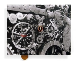 old clockmakers printed onto MDF, Cuckoo Charlot