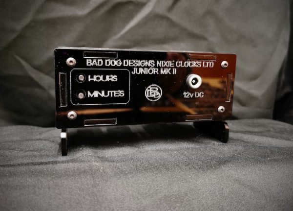 rear view of Junior digital tube clock
