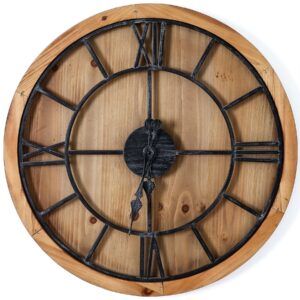 Extra Large Wooden 'Wilton' Wall Clock