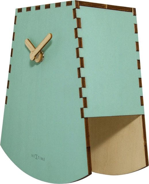 Small Turquoise 'Rocky' Table or Desk Clock - Image 2