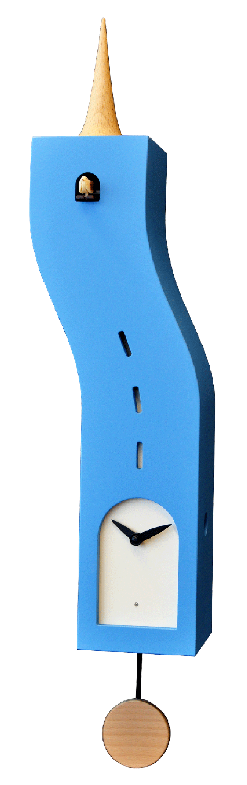 Quirky blue cuckoo clock