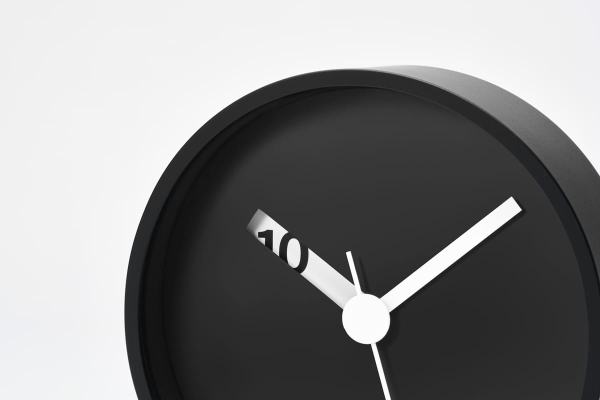 Medium Black 'Extra Normal' Wall Clock - Image 3
