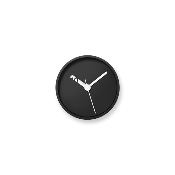 Medium Black 'Extra Normal' Wall Clock