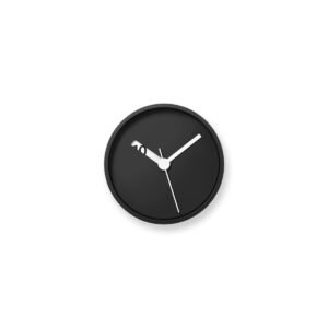Medium Black 'Extra Normal' Wall Clock