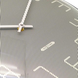 Closeup of shade wall clock
