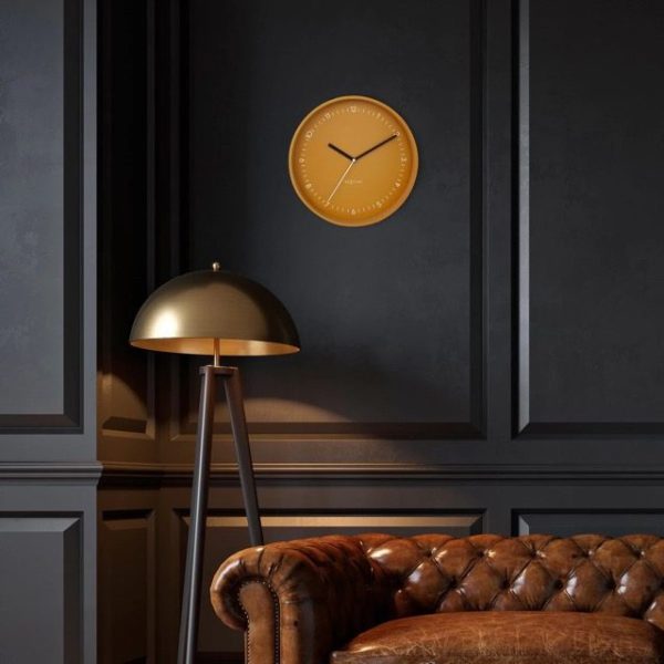Medium Yellow Aluminium 'Berlin' Wall Clock - Image 2