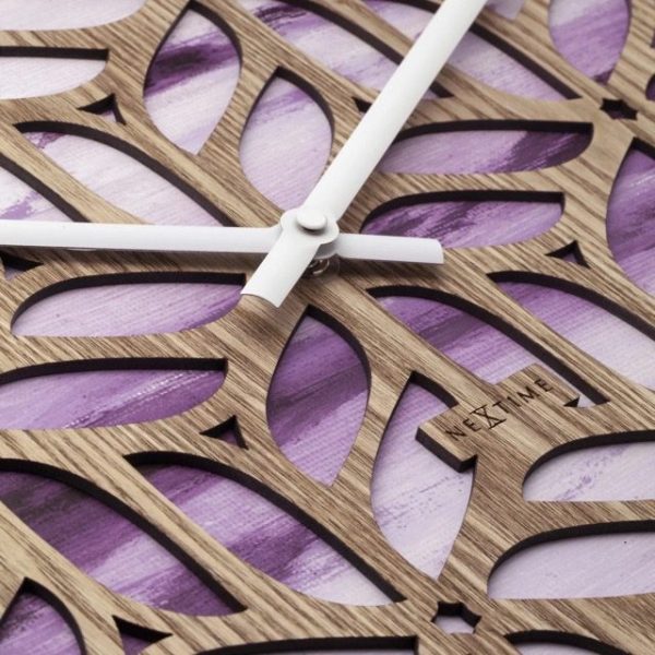 Large Wood 'Yogi' Wall Clock - Image 2