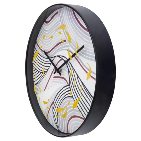 Medium Multi-coloured 'Koi' Wall Clock - Image 3