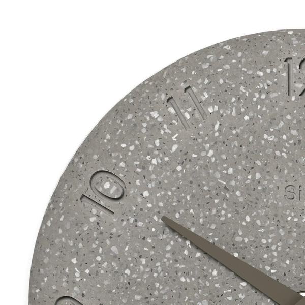 Small Grey 'SiO2' Araidashi Wall Clock - Image 2