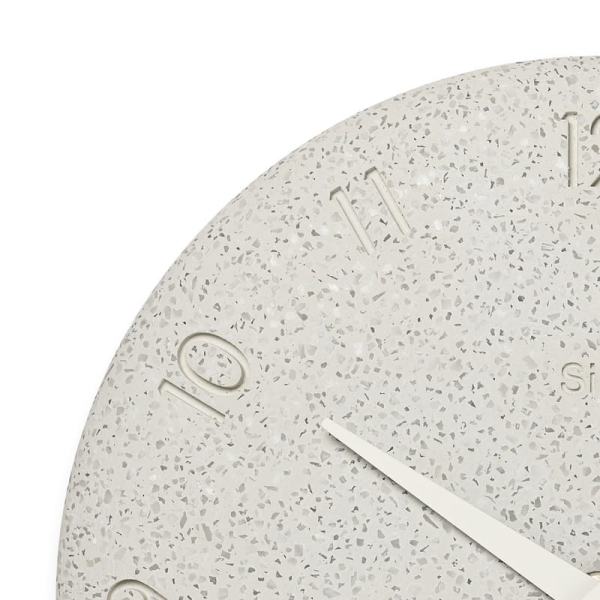 Small White 'SiO2' Araidashi Wall Clock - Image 2