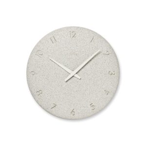 White Sio2 Washed finish wall clock.