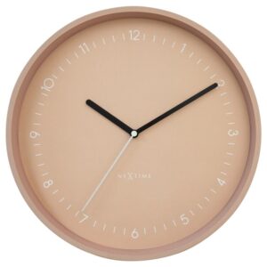 Pink Berlin Wall Clock made from aluminium with a pink coloured finish