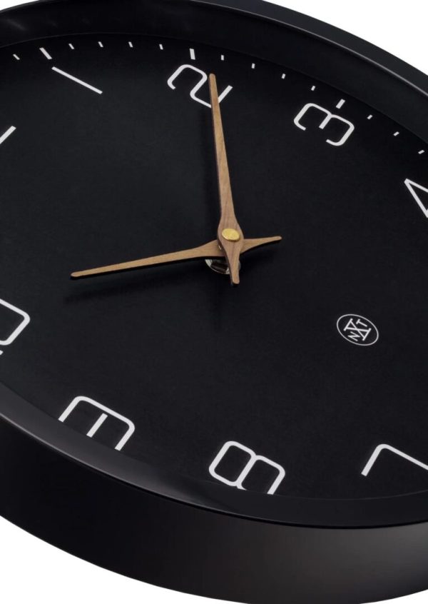 Medium Black 'Eco' Silent Wall Clock - Image 2