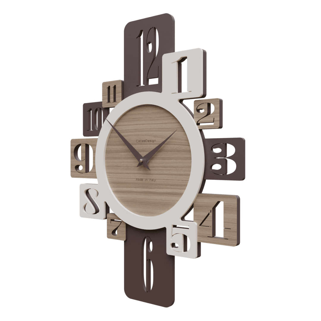 Medium Canaletto Walnut 'Onyx' Wall Clock - Image 2