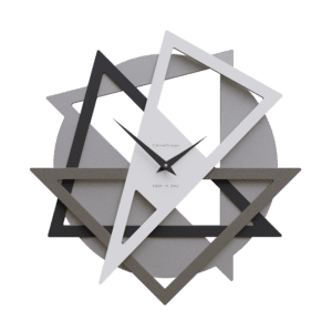 Large White 'Geolo' Wall Clock