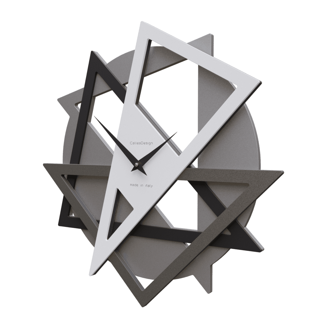 Large White 'Geolo' Wall Clock - Image 2