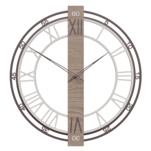 Large Canaletto Walnut 'Franz' Wall Clock
