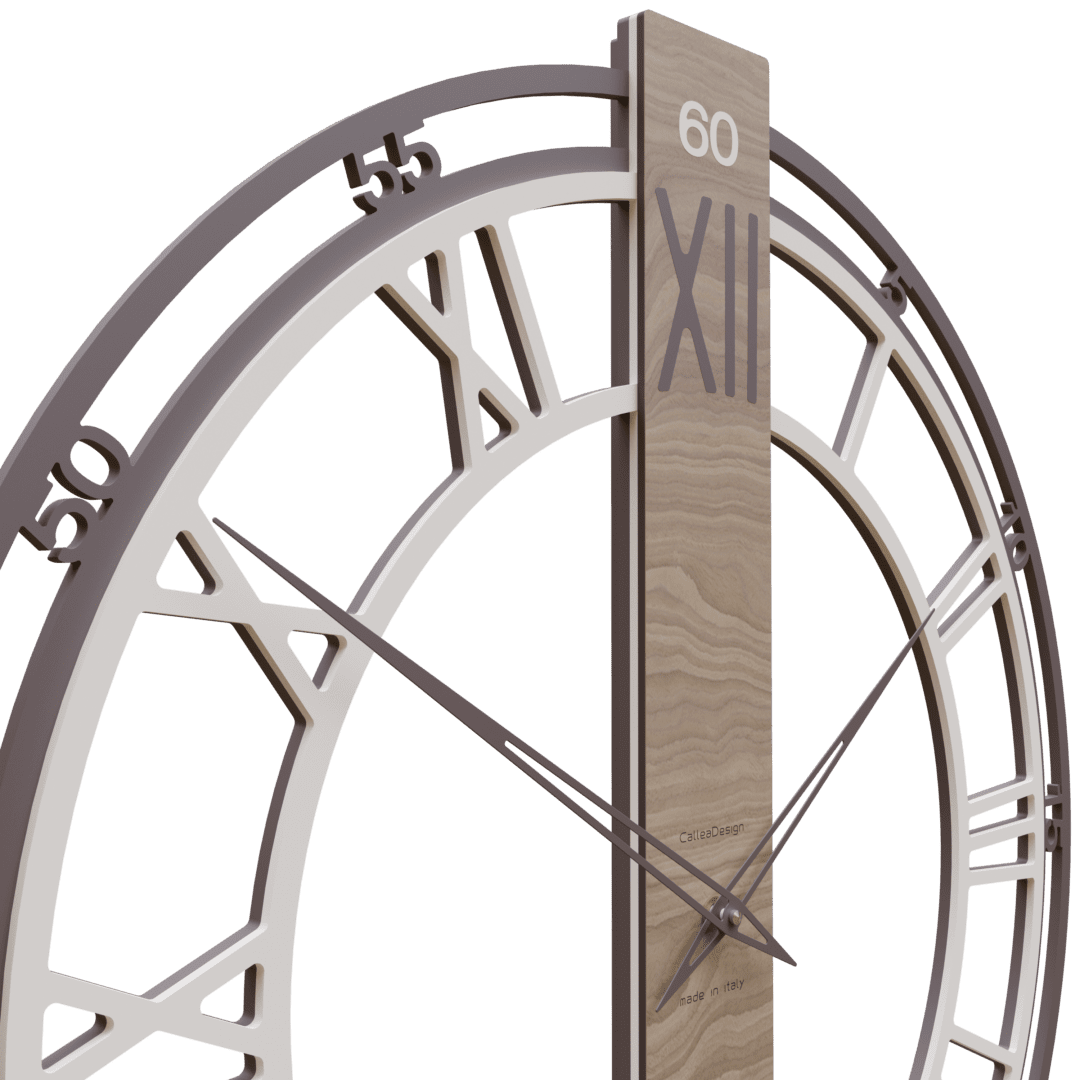 Large Canaletto Walnut 'Franz' Wall Clock - Image 2