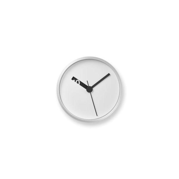 Medium White 'Extra Normal' Wall Clock