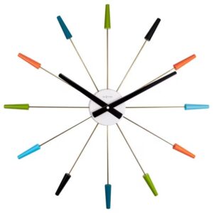 Large Multi-coloured 'Plug Inn' Wall Clock