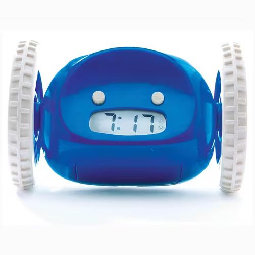 Small Navy 'Clocky' Alarm Clock