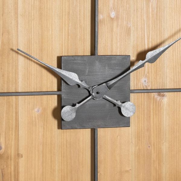 Extra Large Wooden 'Square Wilton' Wall Clock - Image 2