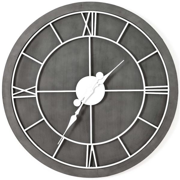Large Grey 'Wilton' Wall Clock